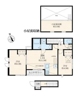 TOP HILLS【2階】の間取り