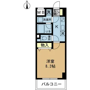 フラワーズドリーム【4階】の間取り