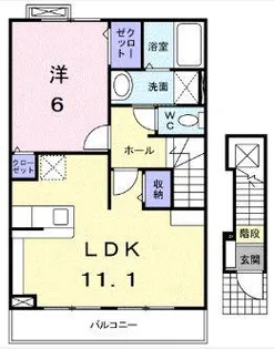 サン・フィオーレ【2階】の間取り