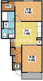 グリーンヒル長与【2階】の間取り