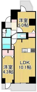 S-RESIDENCE千住大橋broad【3階】の間取り