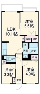 CASSIAたまプラーザ【3階】の間取り