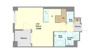 LwithP【4階】の間取り