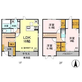 エル・ファロ B【1階】の間取り