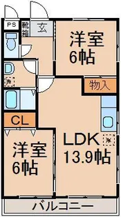 シルフレイ【3階】の間取り