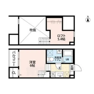 アヴニール・モンテ【2階】の間取り