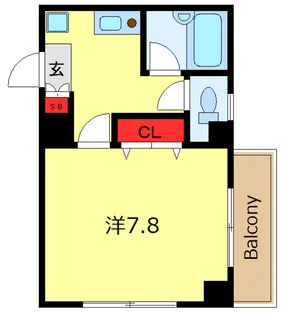 EXCEL MINYU【4階】の間取り