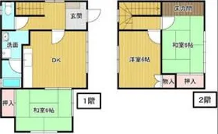 サンライズ【1階】の間取り