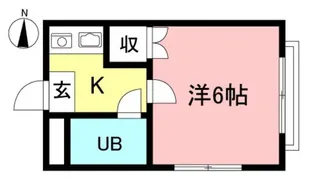 ヴィラアミティ【2階】の間取り