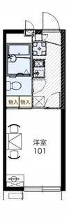ラ プランタンII【2階】の間取り