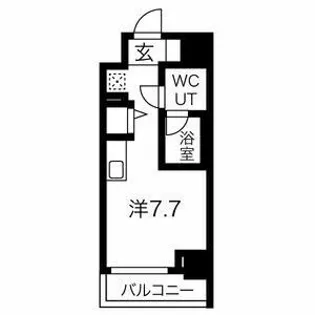 クラリッサ川崎グランデ【7階】の間取り