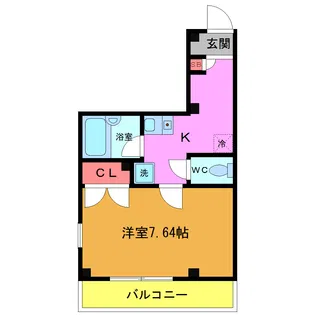 クレオ舞浜B【1階】の間取り