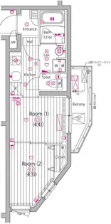 ガーラ・グランディ小竹向原【2階】の間取り