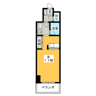 ルモーデセンター北【7階】の間取り