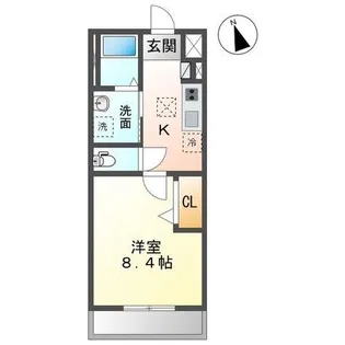 フェルナII【1階】の間取り