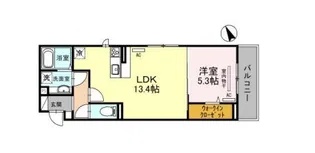 メリヤス手柄 (旧.D’s手柄)【2階】の間取り