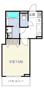 INOVE友井III【3階】の間取り