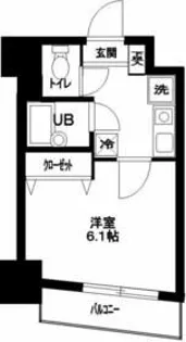 メインステージ蒲田II【7階】の間取り