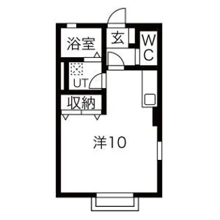 フォンテーヌ【2階】の間取り