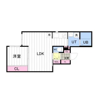 Kulta大通【3階】の間取り