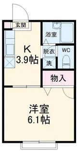 コート・ドゥ・ベール参番館【2階】の間取り