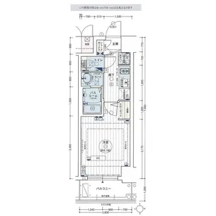 エステムコート名古屋新栄IIIグローリィ【10階】の間取り