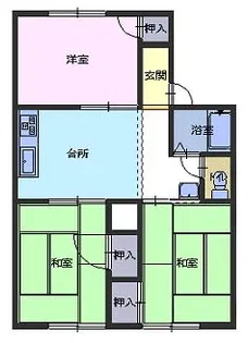 ヴァンベールT【3階】の間取り