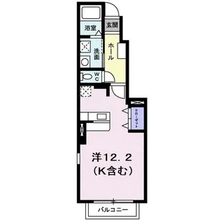 キートス【1階】の間取り