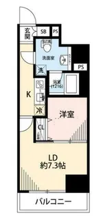 プレール・ドゥーク板橋本町II【5階】の間取り