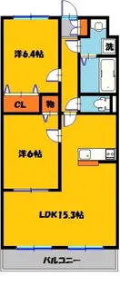 十里木【1階】の間取り