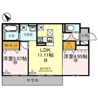 グランツ辻【3階】の間取り