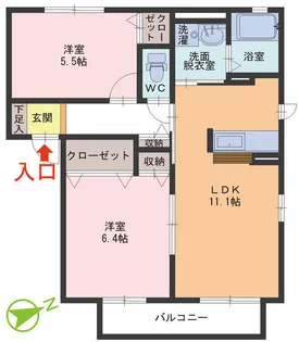 セントレアA棟【2階】の間取り