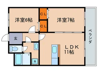 大丸ソイビル【5階】の間取り