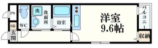 ラパン四条大宮【2階】の間取り