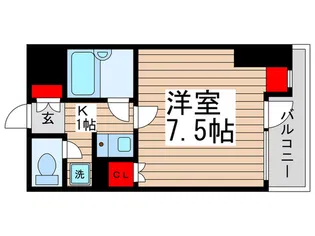 アクシス大久保【6階】の間取り