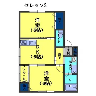 セレッソS【1階】の間取り