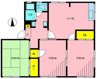 パークサイドハウスA棟【1階】の間取り
