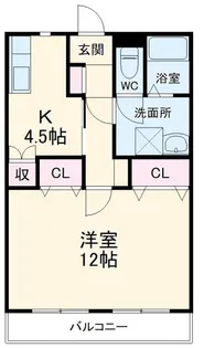 メゾンdeダイエー【1階】の間取り