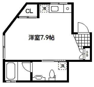 レジェンシア中野【3階】の間取り