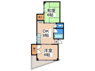 ピュアコート清風【3階】の間取り