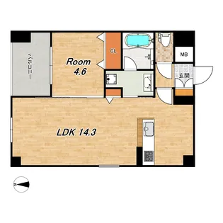 増田屋ビル【7階】の間取り