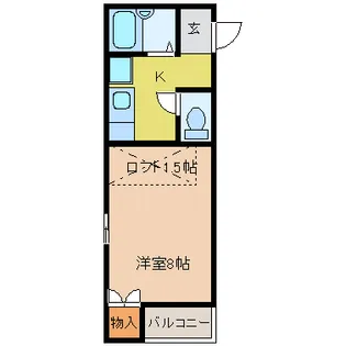 メゾン柏木【1階】の間取り