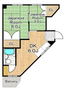 白沢マンション【3階】の間取り