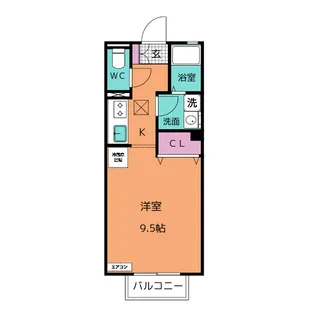 モントレ【1階】の間取り