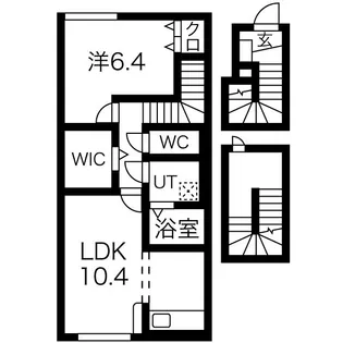 山形県山形市和合町3【アパート】の間取り