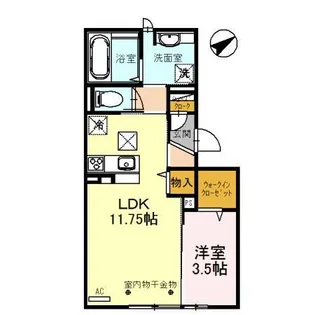 Glanz【1階】の間取り