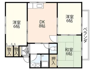 ハイカムール平原【2階】の間取り