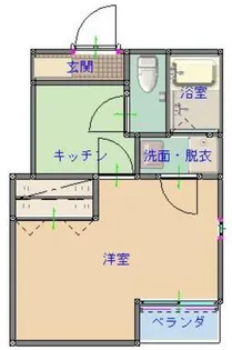 宮城県仙台市太白区太子堂【アパート】の間取り