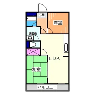 チェリーガーデン【2階】の間取り