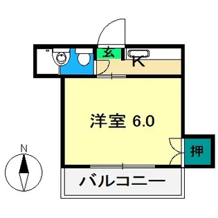 ピュアハウス東雲【2階】の間取り